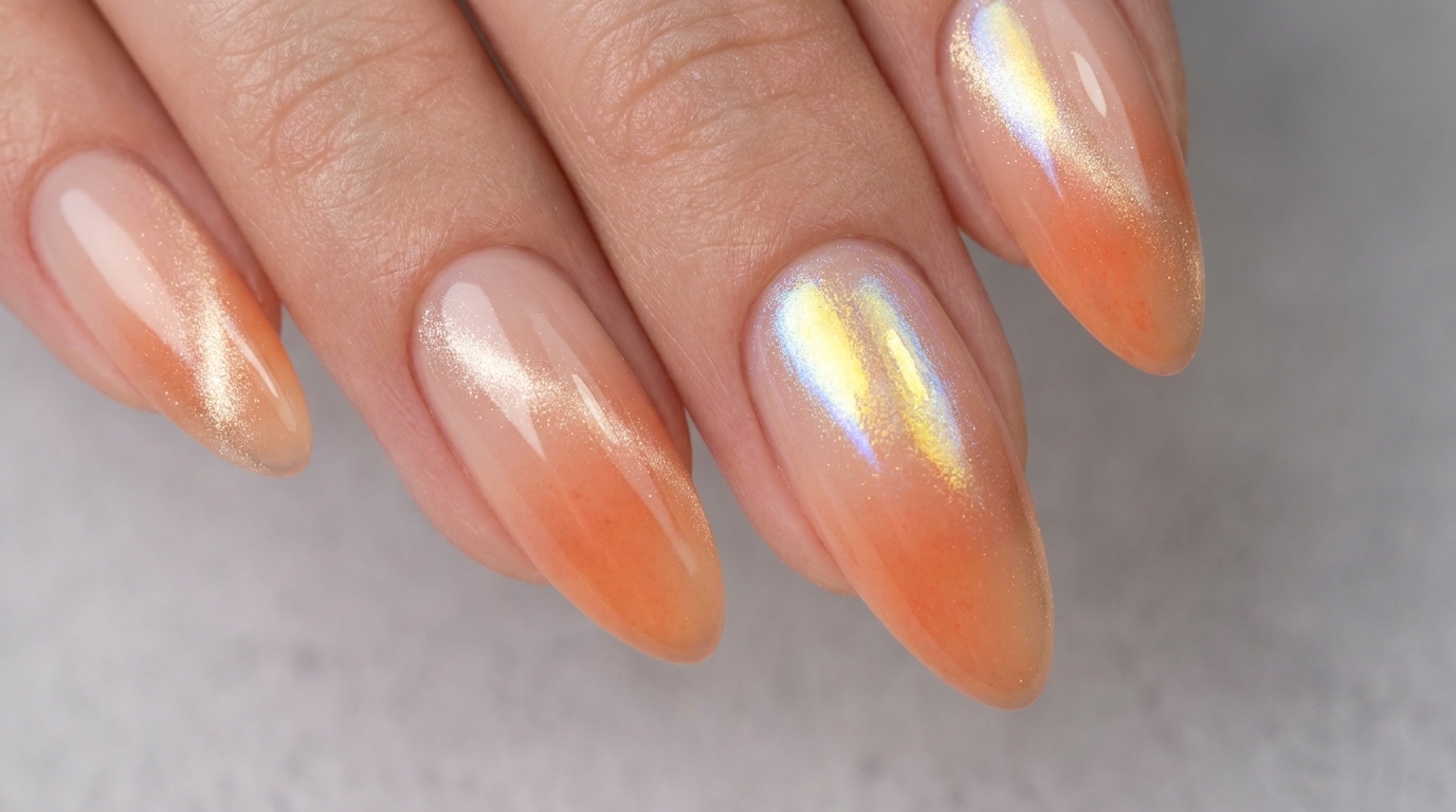 Manicura Degradada Sunset: Tutorial de Aurora y Ojo de Gato