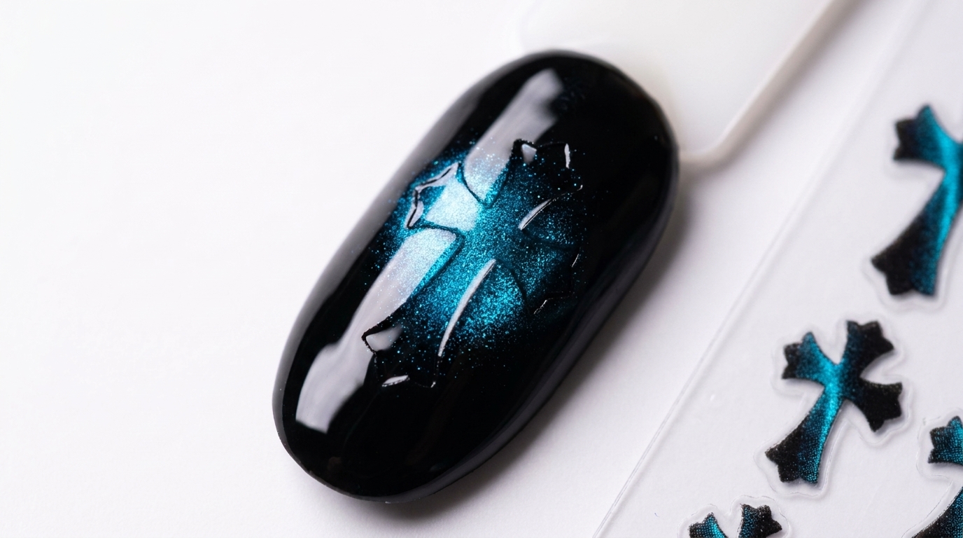 Uñas Ojo de Gato Chrome Hearts 'Reino Secreto' — Tutorial Paso a Paso
