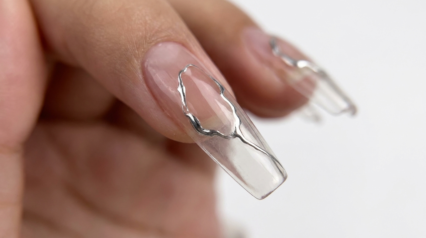 Colección de Arte de Uñas con Gel Cromo Metálico: Técnicas Creativas