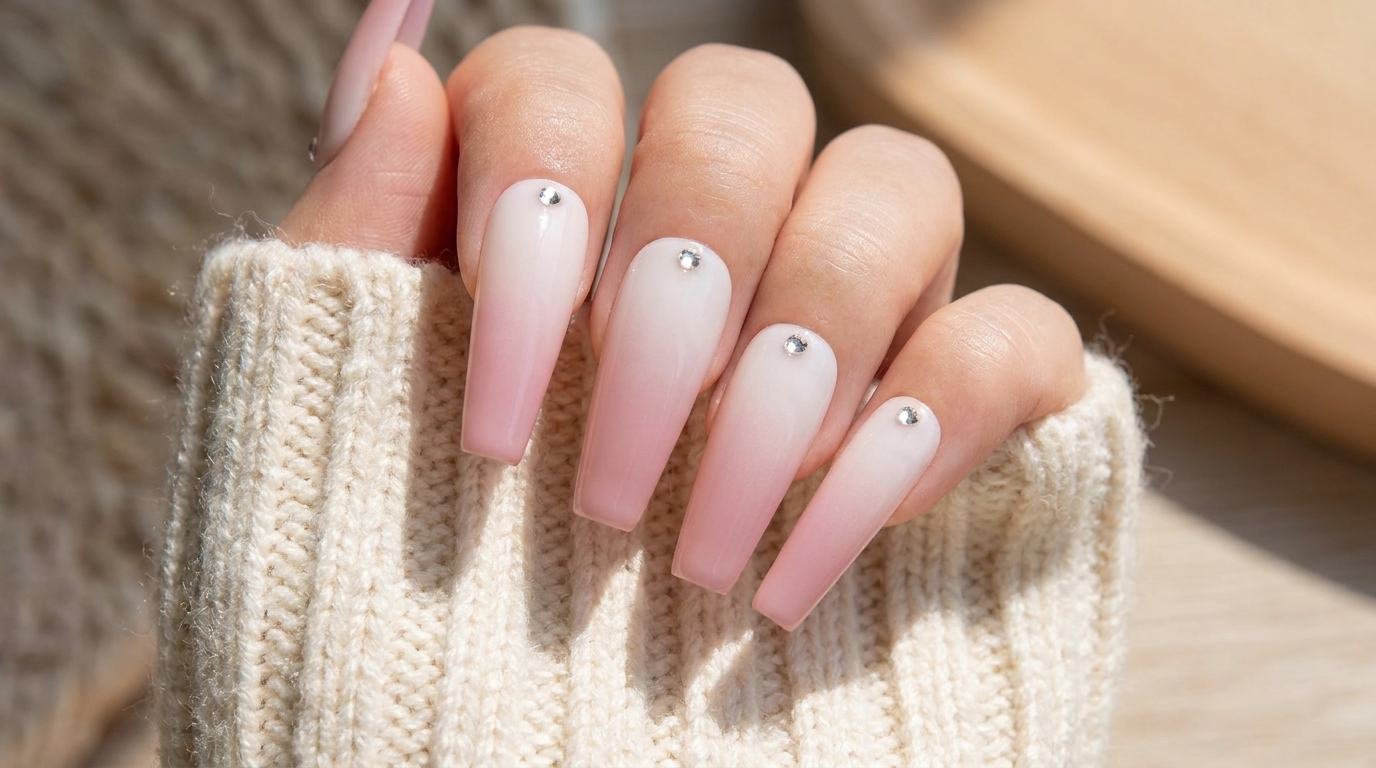 Uñas Press-on con Degradado de Aerógrafo — Tutorial Fácil de Ombré