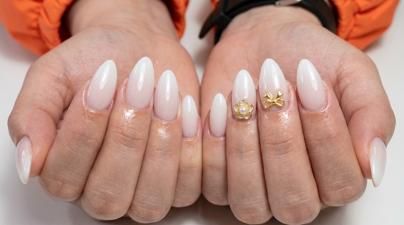 Uñas Ombré Blancas con Aerógrafo — Tutorial de Degradado Elegante