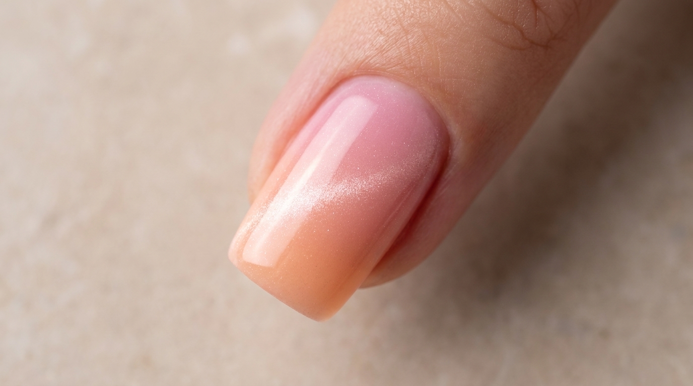 Uñas Peach Ombré con Efecto Cat-Eye: Tutorial Profesional Paso a Paso