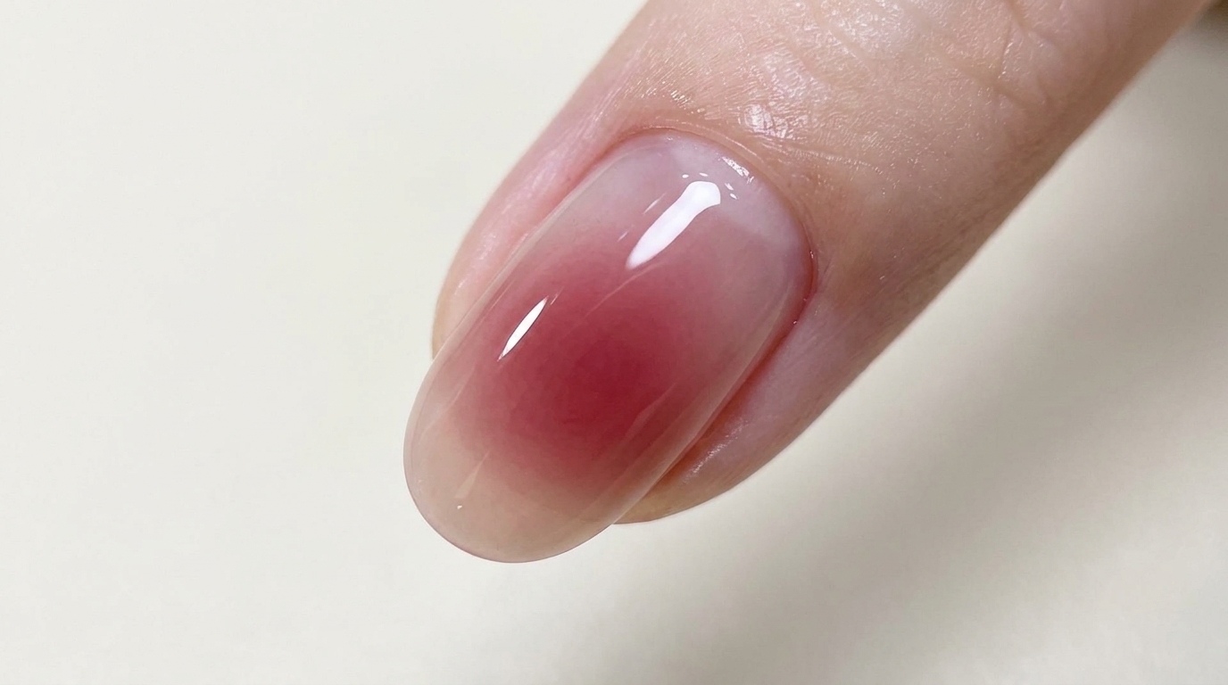 Uñas Gel Blush con Efecto Agua — Tutorial Paso a Paso