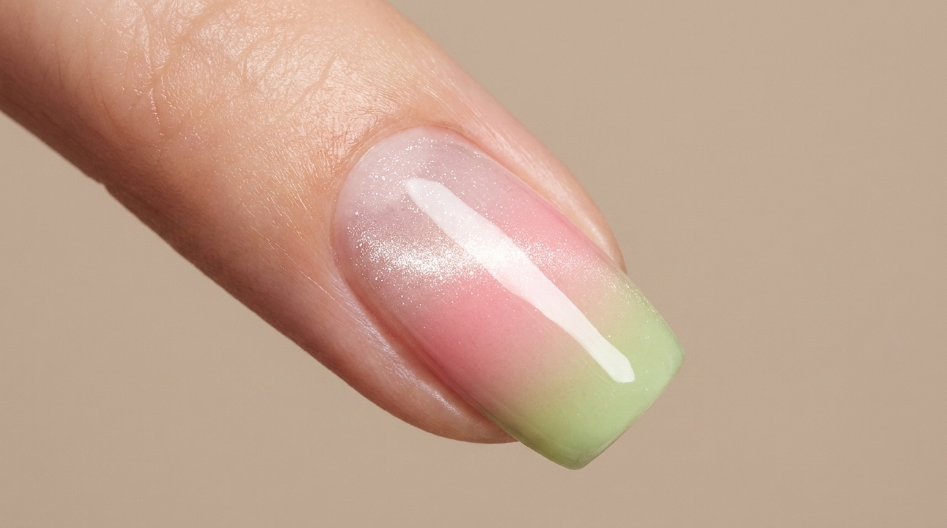 Uñas Degradadas Estilo Guayaba con Efecto Ojo de Gato — Tutorial Paso a Paso