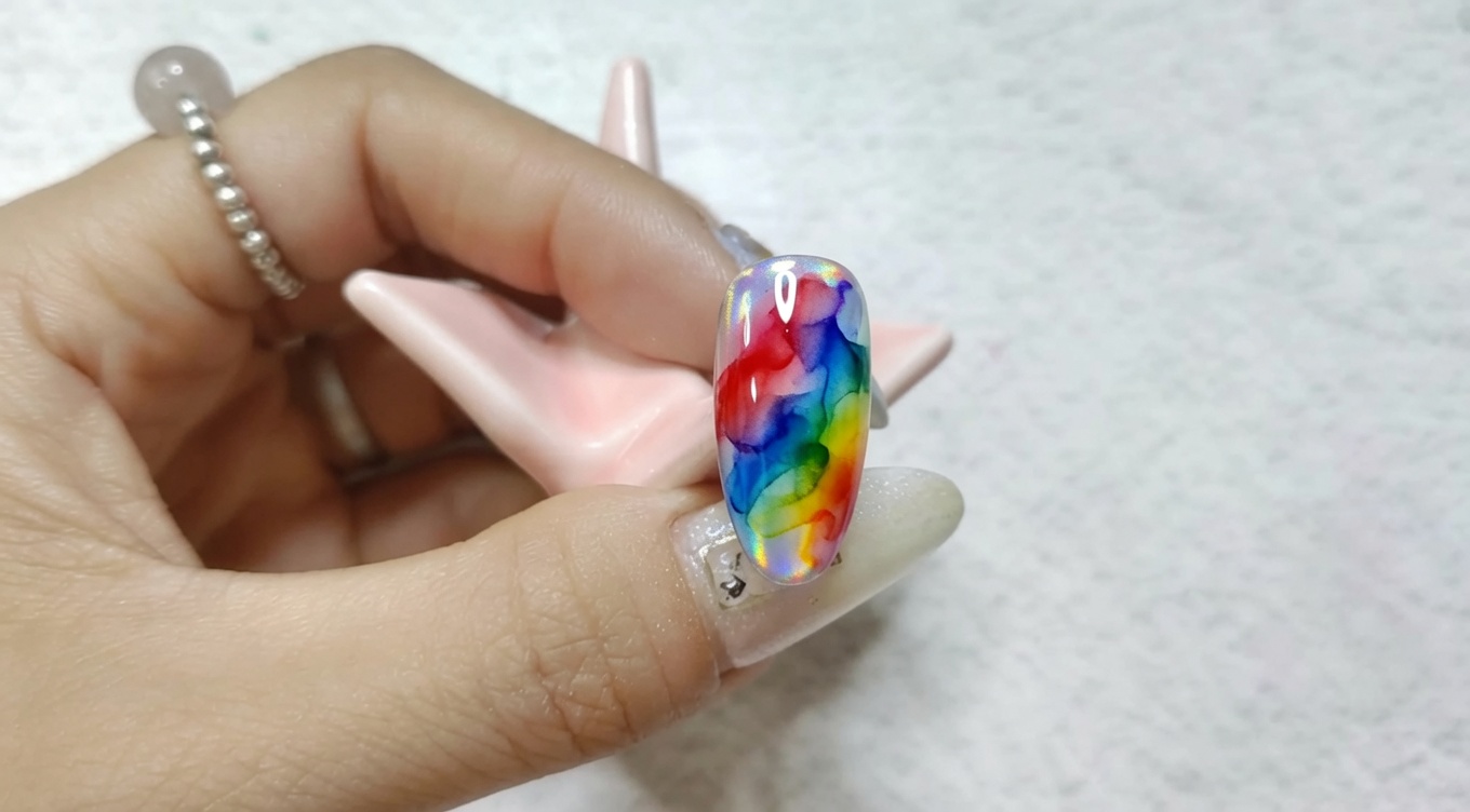 Uñas Aurora Chrome con Degradado de Tinta — Tutorial Profesional