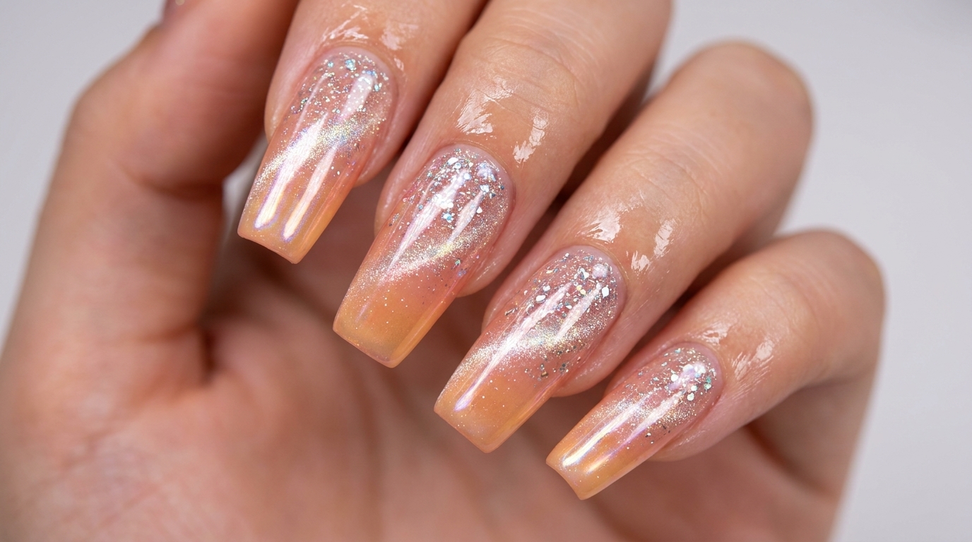 Uñas Cat Eye Efecto Diamante al Atardecer — Tutorial paso a paso