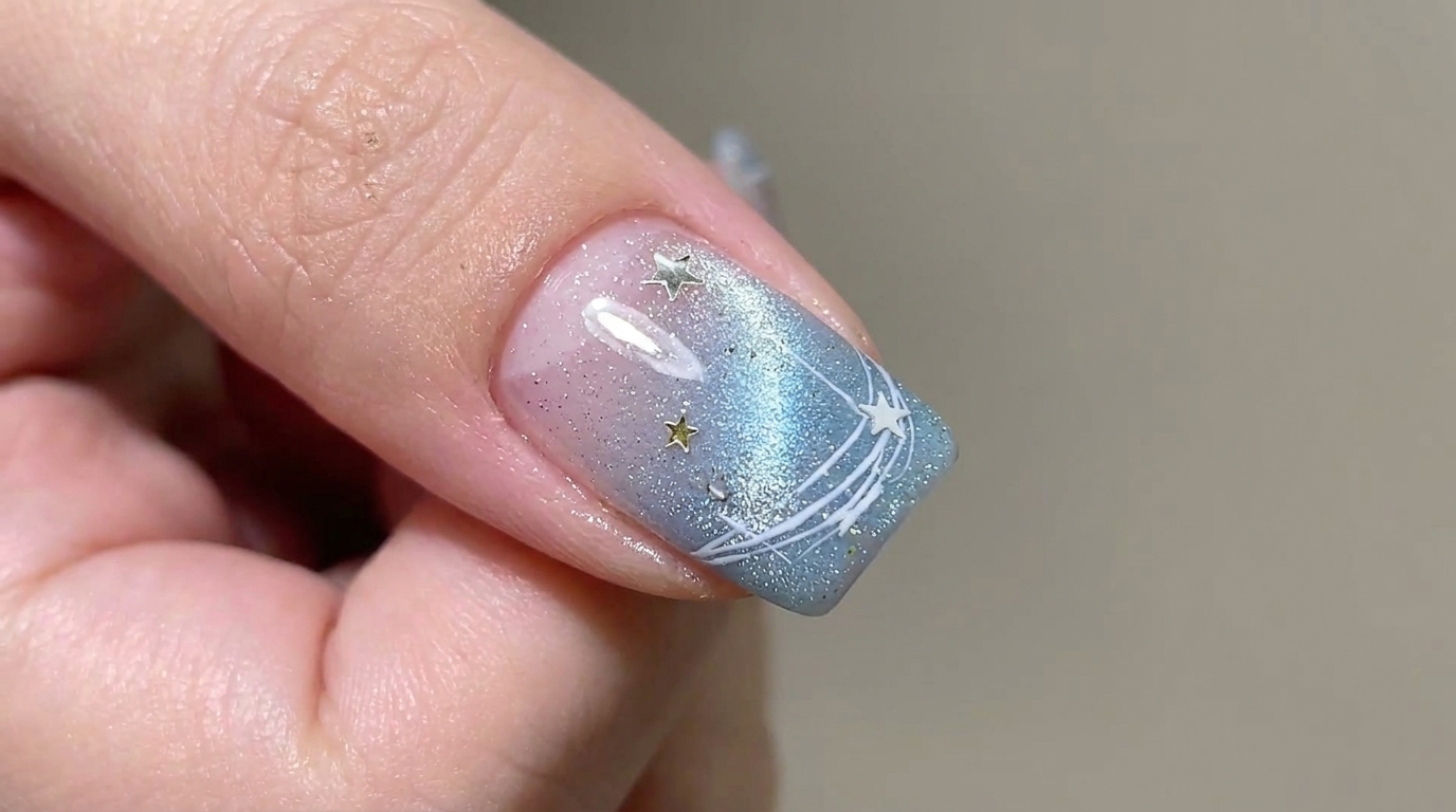 Uñas Cat-Eye con Degradado Estilo Isla: Tutorial Paso a Paso