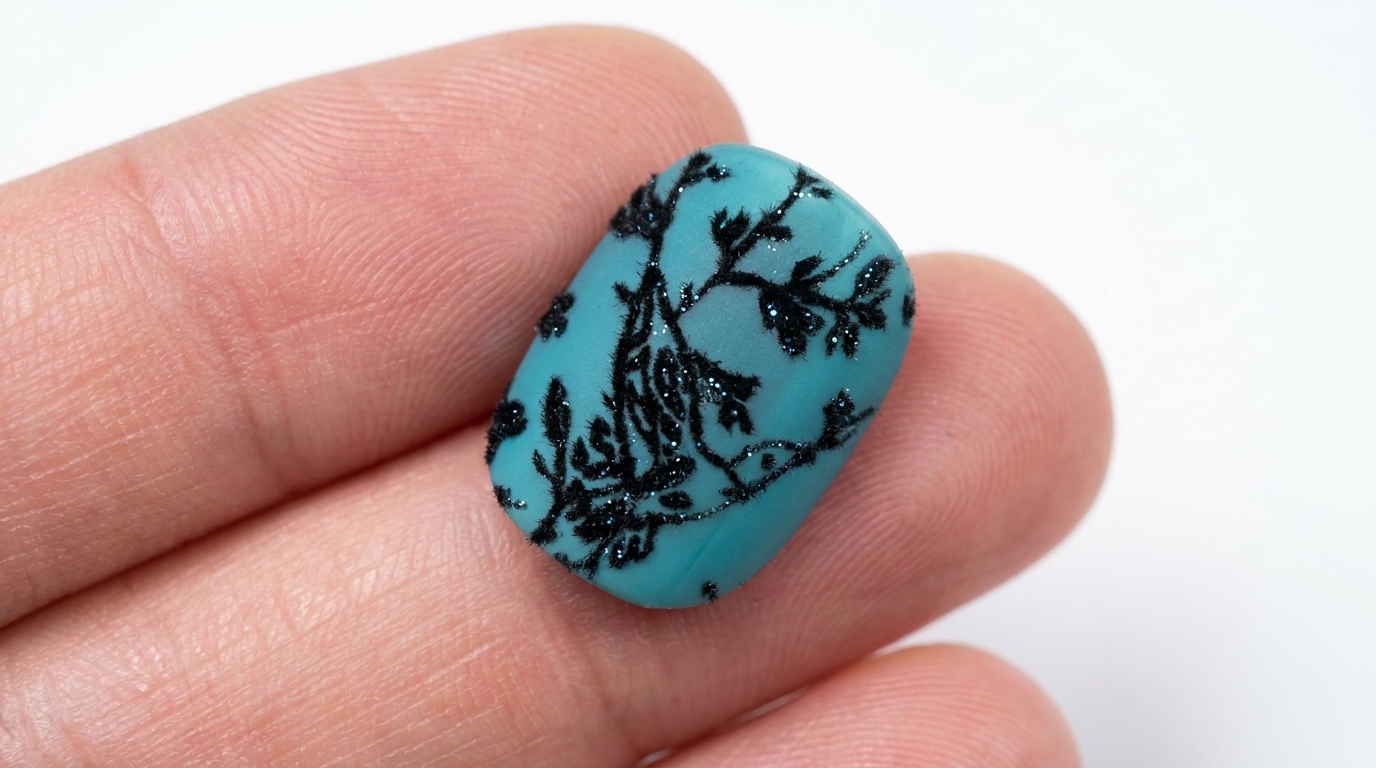 Uñas Aterciopeladas con Cuadros y Flores Brillantes — Tutorial de Texturas
