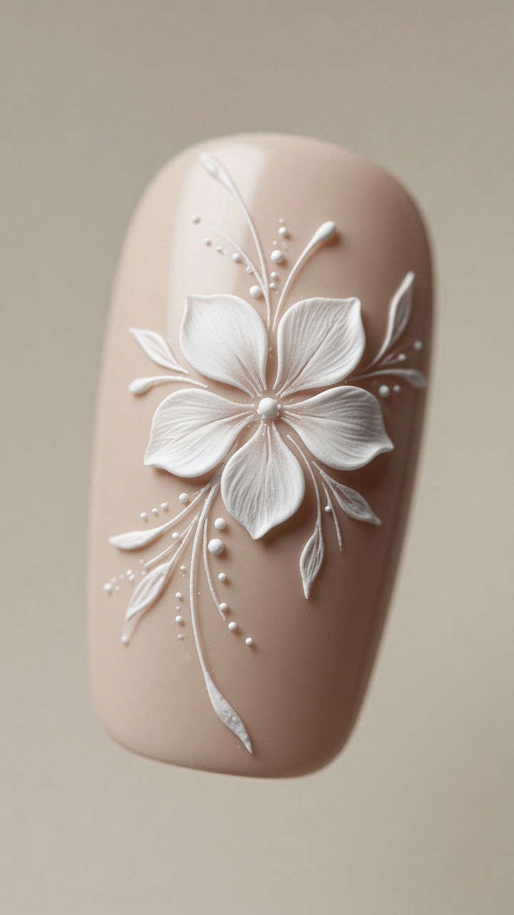 Arte de Uñas Floral de Cinco Pétalos — Tutorial Elegante para Principiantes