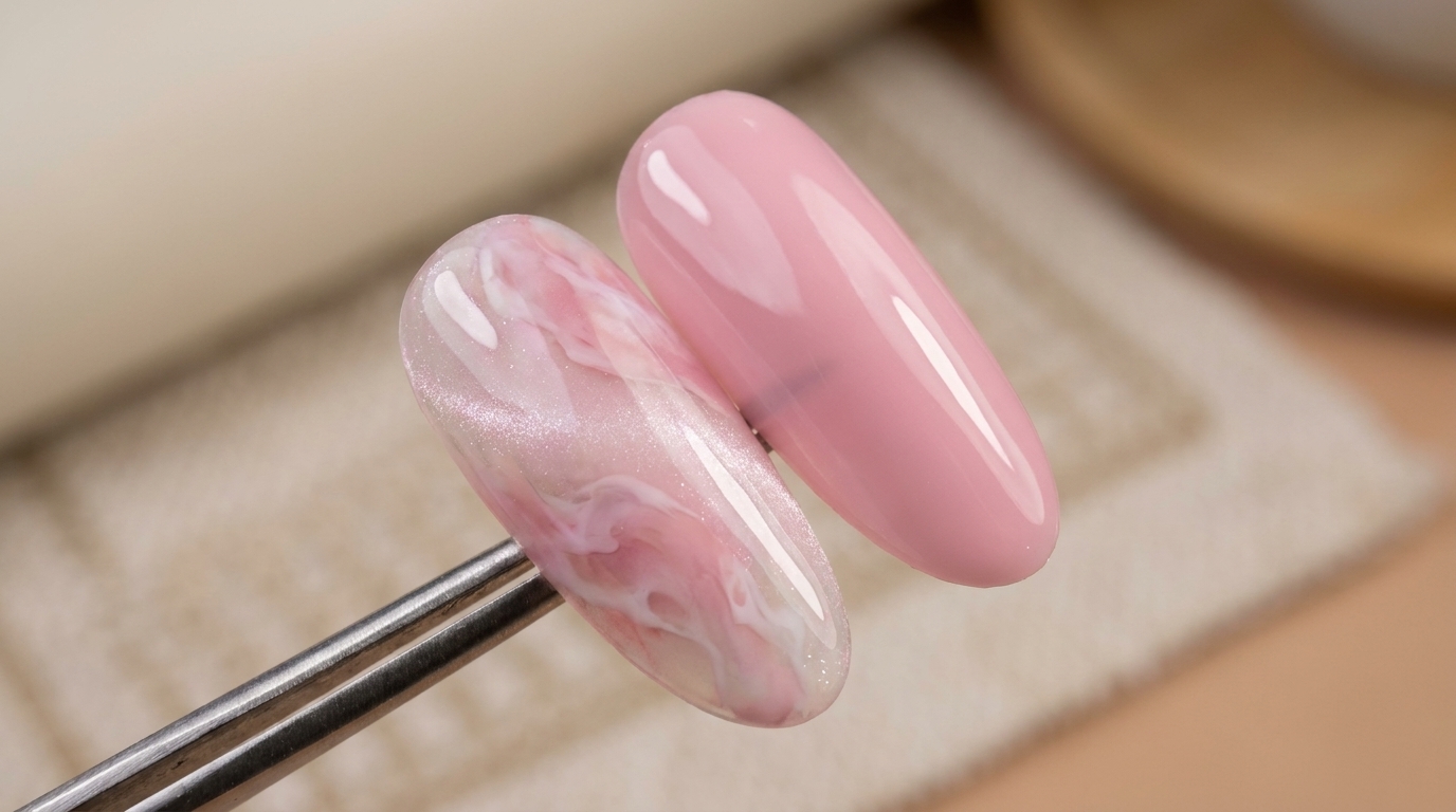 Uñas de gel estilo acetato Eiko Esaka: Tutorial paso a paso