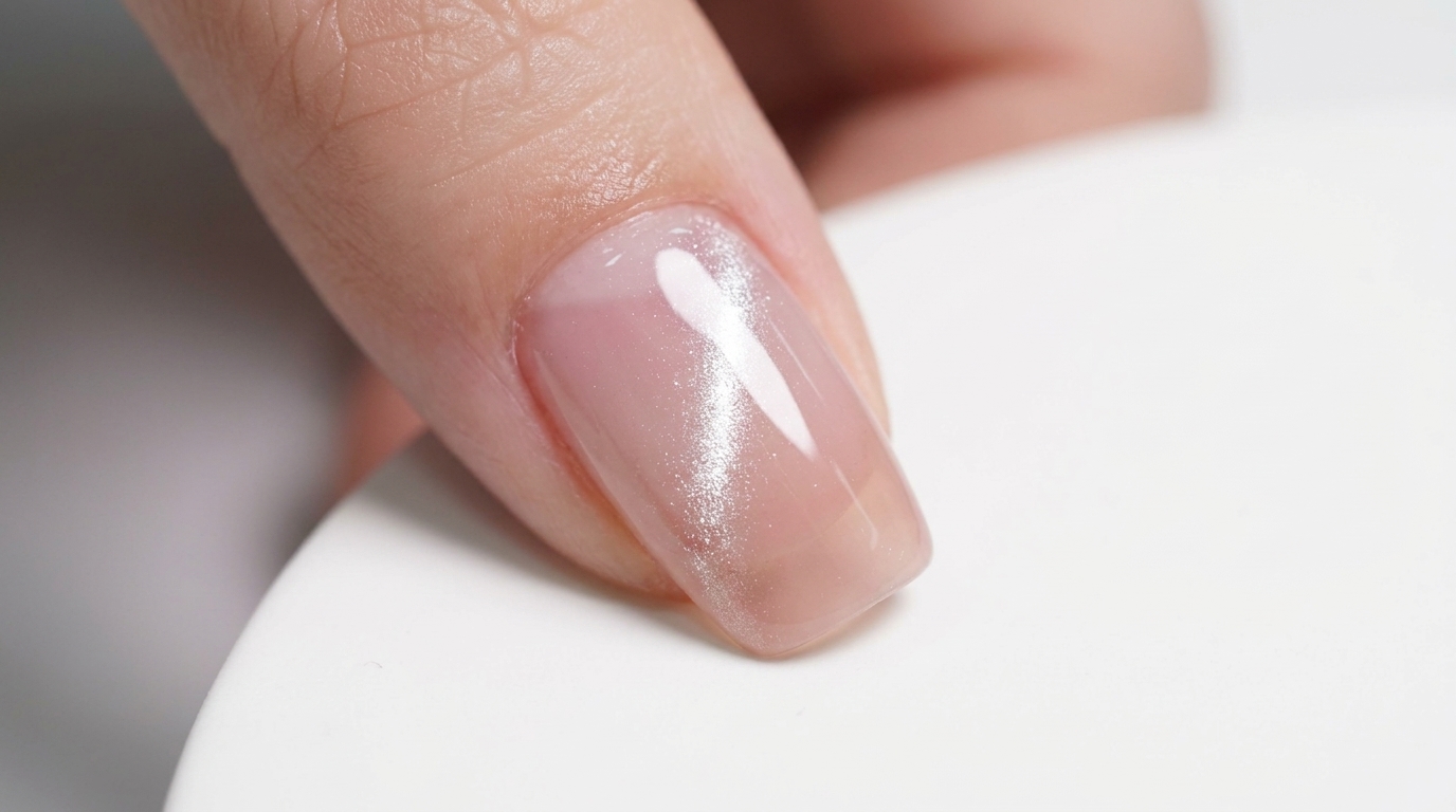 Uñas Peach Gradient Cat Eye — Tutorial Paso a Paso