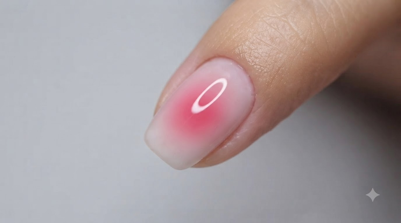Uñas Ombré Blush Rosas — Tutorial Paso a Paso Fácil