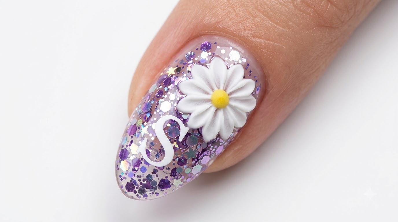 Diseño de Uñas de Margaritas en Primavera — Tutorial de Gel Paso a Paso