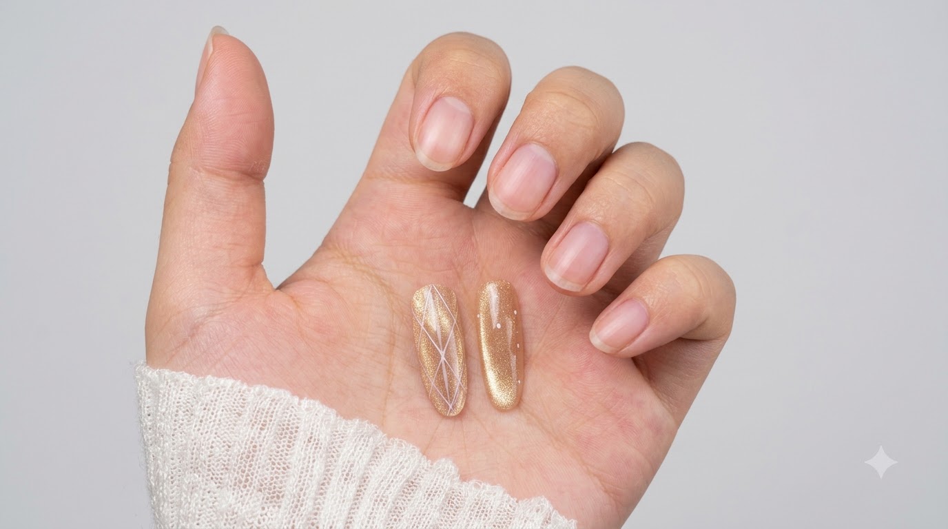 Uñas de Arte de Diamante en Red de Destello Explosivo — Tutorial Paso a Paso