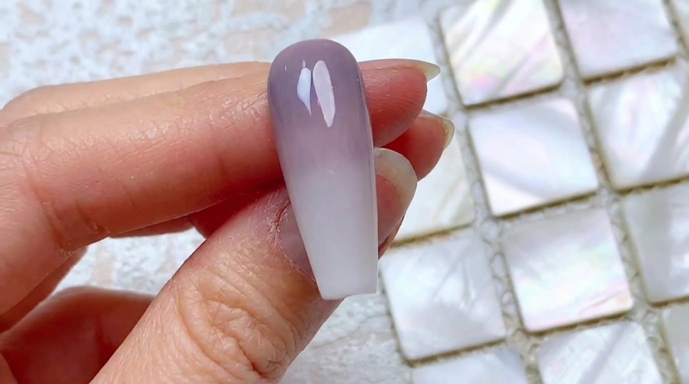 Uñas de Gel con Degradado Vertical Bicolor — Tutorial Paso a Paso