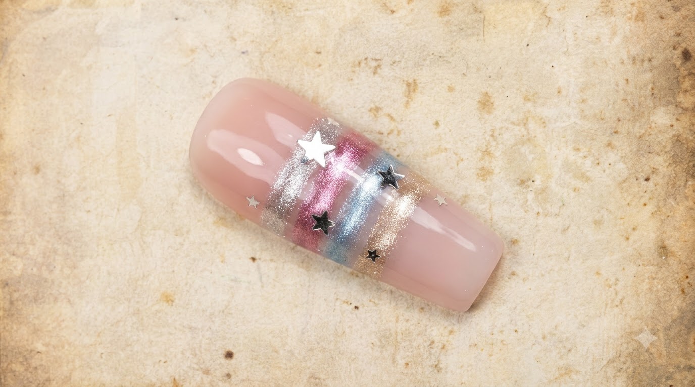 Uñas Cat Eye Preludio de Niebla Estelar — Tutorial Paso a Paso