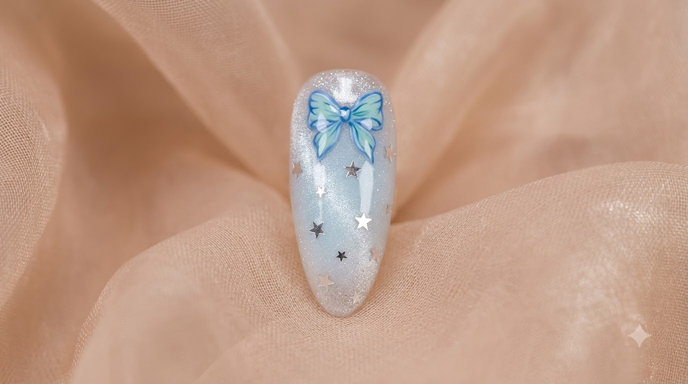 Uñas Postizas de Mariposa Azul: Tutorial Paso a Paso
